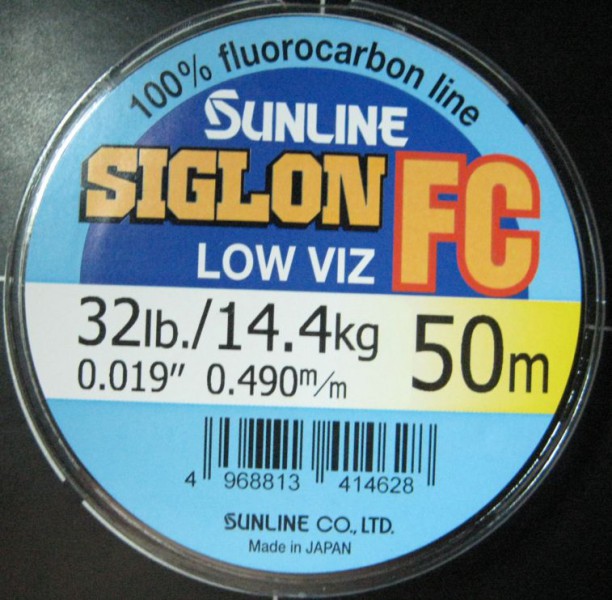 Поводковый материал флюорокарбон Sunline
