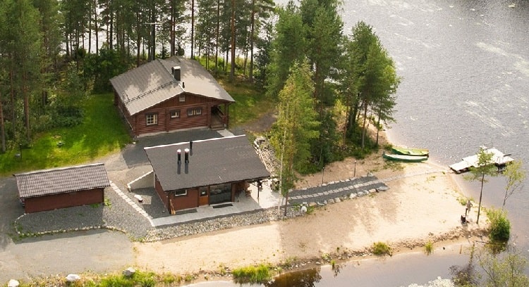 Рыболовная база в Финляндии